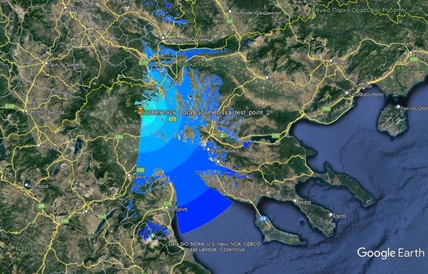 Γουμένισσα LoRaWAN LoRa κεραία ΑΓΣ